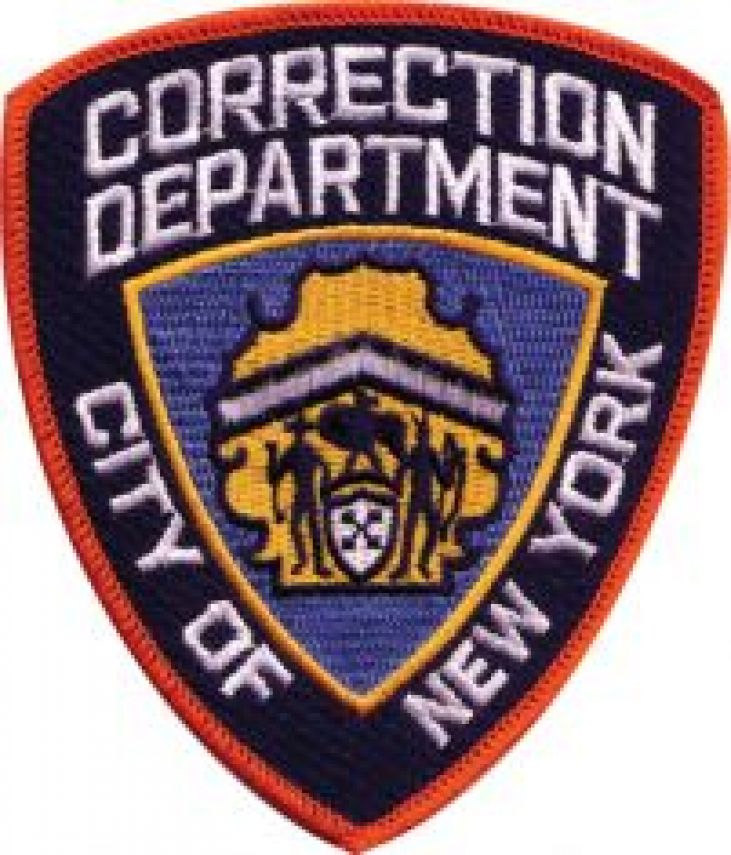 CITY OF NEW YORK DEPARTMENT OF CORRECTIONS SHOULDER PATCH - SEW ON.